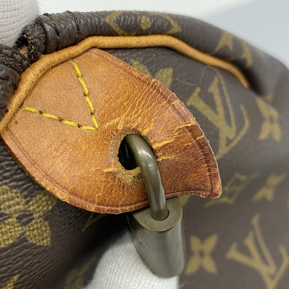 LOUIS VUITTON Brown Monogram Speedy 40 Bag - Picture 8 of 13
